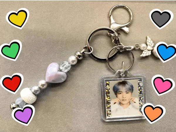 キーホルダー完成見本❣